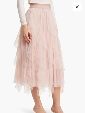 Nikki Lund Wendy Beaded Tulle Skirt size L